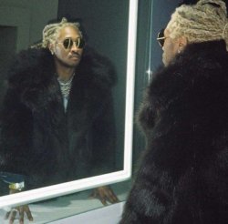 Future looking in the mirror Meme Template