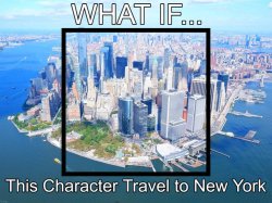 What if This Character Travel to New York Meme Template