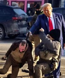 Donald Trump shooting Alex Pretti ICE CBP Murder MAGA evil Meme Template