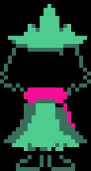 Ralsei back sprite Meme Template