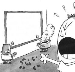 Harold n' George whiteboard Meme Template