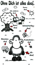 Ohne dich ist alles doof Meme Template