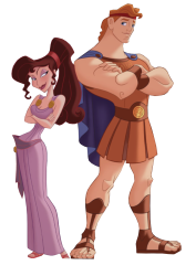 PNG Hercules y Megara Disney Meme Template