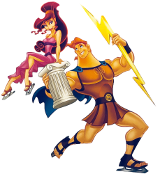 PNG Hercules y Megara - Disney Meme Template
