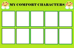 my comfort characters Meme Template