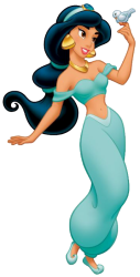 Princess Jasmine Has a Bird on her Finger Meme Template