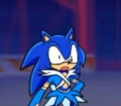 Surprised Sonic face Meme Template