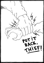 put it back thief Meme Template