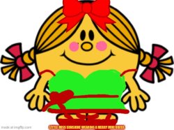 Little miss sunshine as merry mini dress Meme Template