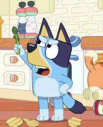 Bluey bossy Meme Template