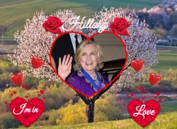 Hillary Heart Throb I'm so in Love Meme Template