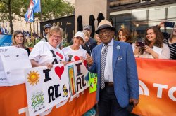 Al Roker - Today Show on street Meme Template