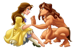 PNG Tarzan y Jane Porter - Disney Meme Template