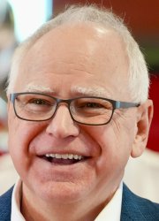 Tim Walz Smiling Meme Template