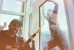 Alex Honnold Outside Climbing Taipei Meme Template