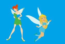 Switch Outfits Bloom and Tinkerbell Meme Template