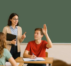 teacher asking Meme Template