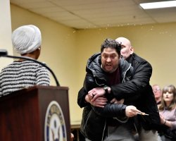 Ilhan Omar Sprayed Meme Template