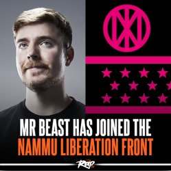 Mrbeast Has Joined The Nammu Liberation Front Meme Template