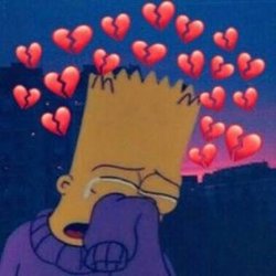 Emo Bart Simpson Meme Template