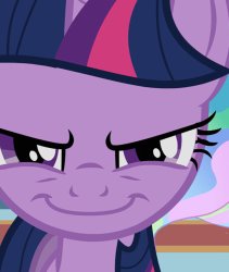 Evil smile my little pony Meme Template