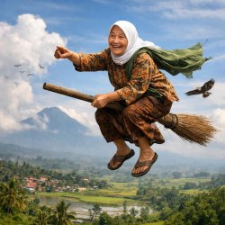 Flying in the moon Meme Template