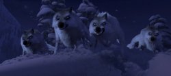 Wolves from Frozen Meme Template