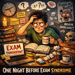 “One Night Before Exam” Syndrome Meme Template