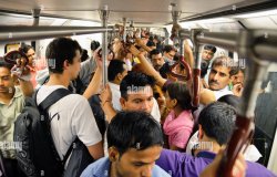 Crowded train Meme Template