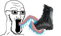 wojak boot licker Meme Template