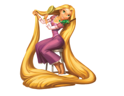 PNG Rapunzel y Pascal Meme Template