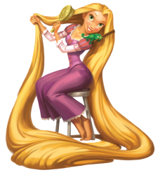 Rapunzel Brushing Her Hair Meme Template