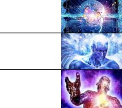 Electricity man Meme Template