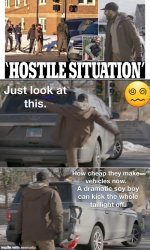 Alex Pretti destruction of property Meme Template