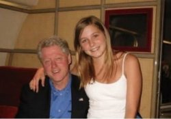 Jailbait Bill Clinton & Epstein Island girl Meme Template