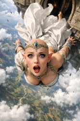 falling elven queen Meme Template