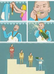 4th place celebrate Meme Template
