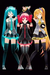 Triple Baka are besties Meme Template