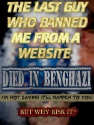 The last guy who banned me from a website Meme Template