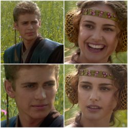 Star Wars Episode 1 - Anakin Padmé - For The Better, Right? Meme Template
