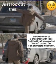 Alex Pretti kicks SUV Meme Template