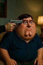 gun pointed to peter griffin Meme Template