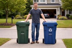 Trash cans Meme Template