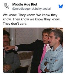 Trump pointing Epstein to the door Meme Template