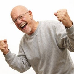 Heart attack guy happy Meme Template