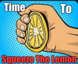 Squeeze the Lemon Meme Template