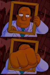 Dr. Hibbert Prescribes You with a punch Meme Template