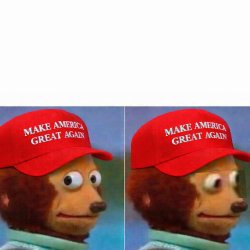 MAGA monkey puppet Meme Template