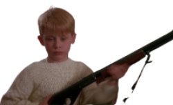 Kevin with gun Meme Template