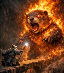 Groundhog Balrog Meme Template